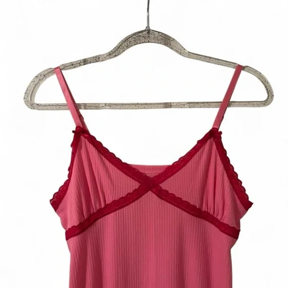 NWT Spoiled Angel Sleeveless Pink Slip Dress - Picture 3 of 4